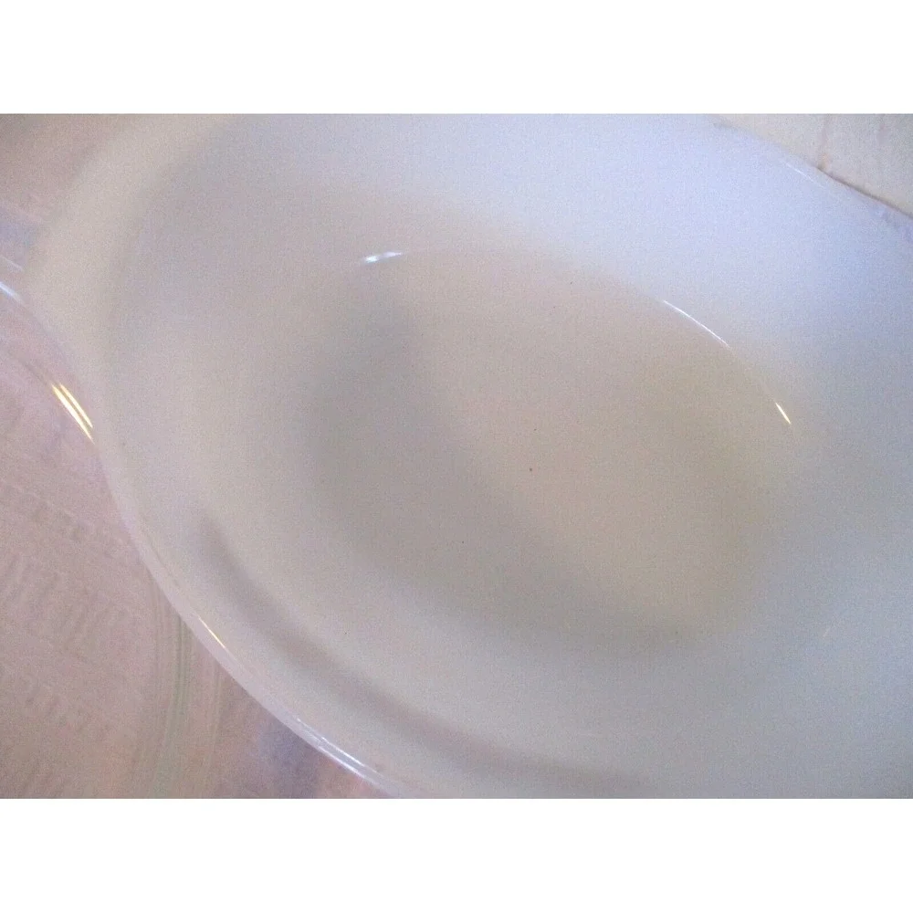 Fire King Anchor Hocking 433 Vegetable Harvest Oval Covered Casserole USA 1.5 Qt
